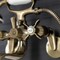 Kingston Brass KS246AB Wall Mount Clawfoot Tub Faucet with Hand Shower, Antique Brass KS246AB - alternate 3